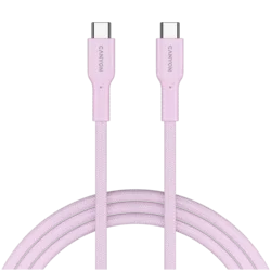 CANYON cable OnWire 60CL C-C 60W COLOR Braided 1m Pink