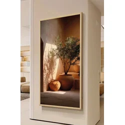 Wallity Dekorativna uramljena slika, 120x50cm, Šarena