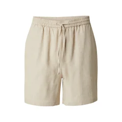 DAN FOX APPAREL Hlače Dorian progasto bež