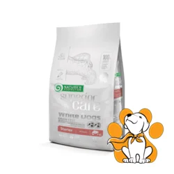 Natures Protection White Dog Starter Grain Free Salmon 1.5kg, Hrana Za Štence