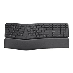 Bežična tastatura Trust Keyra, američki raspored, USB-C, USB-A, Bluetooth, crna
