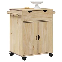 Kuhinjska kolica OTTA 59 x 45 x 80 cm od masivne borovine