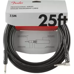 Fender Professional Angled Cable 7.5m Black instrumentalni kabel