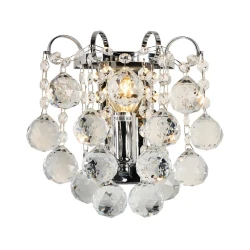 Brilagi - Zidno svetlo CRYSTAL 1xE14/60W/230V sjajni hrom