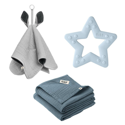 Bibs poklon set za bebe, Baby blue