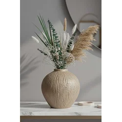 Aberto Design Dekorativna posuda, Bež