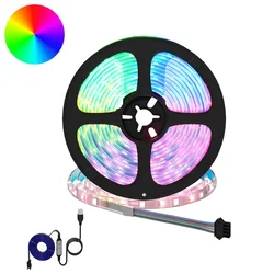 LED traka 12 pcs Crna i prozirna 4700 mm Bakar i plastika