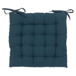 Jastuk za stolicu 38x38cm sa vrpcama plavi Atmosphera