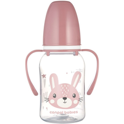 Canpol babies flasica sa drskama cute animals 120ml (11/823) - pink ( 11/823_pin )