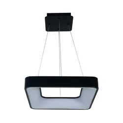 Brilagi - LED prigušiva luster na sajli FALCON II LED/80W/230V 40x40 cm crna + daljinski upravljač