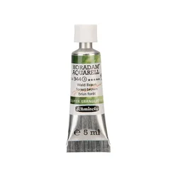 Schmincke Horadam akvarelna barva v tubi 5 ml – Volcano yellow - 944 Gozdno rjava