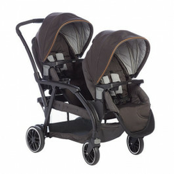 GRACO blizanačka kolica za bebe modes duo black/grey sivo/crna 5030149