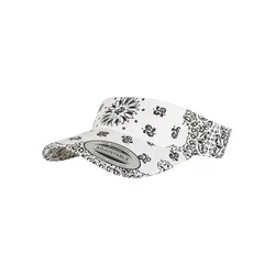 Visor Bandana Print white