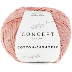 Katia Cotton Cashmere 72 Salmon Range