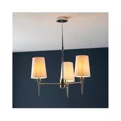 Endon 99455 - Luster na stalku 3xE14/6W/230V sjajni hrom/bela