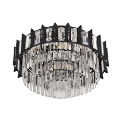 Brilagi - Plafonsko svetlo SPECTRA 5xE14/40W/230V O 48 cm crna