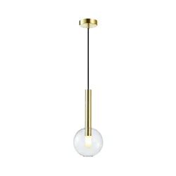 Luster na sajli NIKO 1xG9/9W/230V prečnik 15 cm zlatni