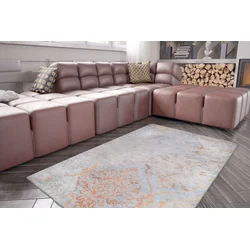 Conceptum Hypnose Tepih Fusion -AL 105, 150x230 cm, Sivo-narandžasti