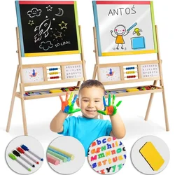 Ricokids velika magnetna tabla z vrtečo se uro - večbarvna