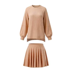 Imily Bela Obleka za doma rjava