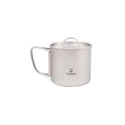 Titanium mug 350 ml with lid
