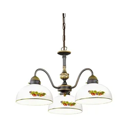Kolarz 731.83.121 - Luster na lancu NONNA 3xE27/75W/230V vino/jagoda
