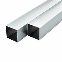 shumee Strukturne cevi iz aluminija 6 kosov kvadratne 1 m 30x30x2 mm