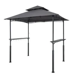 VEVOR Paviljon za žar 243x150x250 cm temno siva