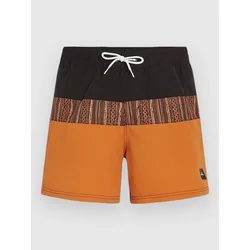 ONeill Cali Block 15 kopalne hlače orange pressed lines