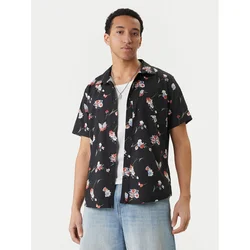 RVCA Srajca Morning Glory AVYWT00490 Črna Regular Fit