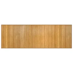 Vidaxl Preproga pravokotna naravna 100x300 cm bambus