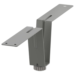 BESTA Potporni nogar, siva, 10 cm