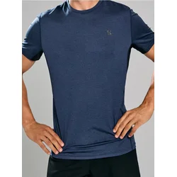 Sinsay - Slim fit majica SNSY PERFORMANCE - steel blue