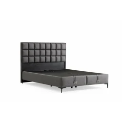 HANAH HOME Bračni krevet Abella 140 x 200 Grey