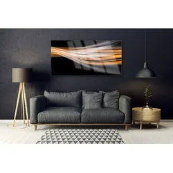 tulup.si Steklena slika Abstrakcija graphics 140x70 cm 4 obešalnika