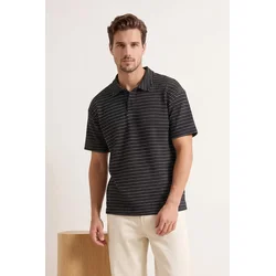 Trendyol Muška majica Tmnss26Po00008, Tamnoplava