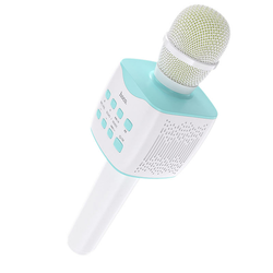 Mikrofon Hoco Cantando - bežični mikrofon za karaoke - plavi