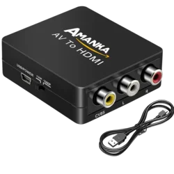 RCA v HDMI Adapter-Converter AMANKA