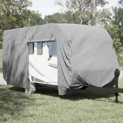 Navlaka za karavan siva 610x250x220 cm netkana tkanina
