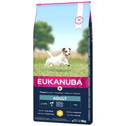 10% popustš Eukanuba - Adult Small Breed piletina (15 kg)
