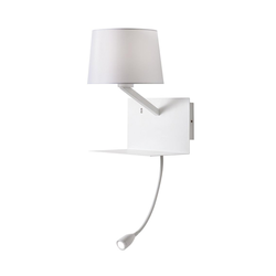 Redo 01-1807 - LED zidno svetlo TOMO 1xE27/42W/230V+LED/3W