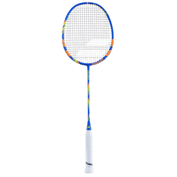 Reket za badminton Explorer II plavo-narančasti