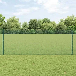 Zatvorena žičana ograda s postovima 10 x 0,8 m Zelena Mreža