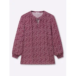 SHEEGO Bluza vinsko rdeča/bela
