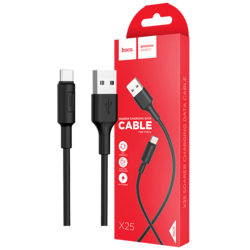 HOCO Kabl X25 Soarer USB tip C/ crna