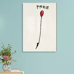 Wallity Slika od kaljenog stakla 45x65cm