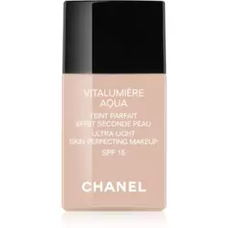 Chanel Vitalumiere Aqua make-up ultra light za sjajni izgled lica nijansa 70 Beige 30 ml