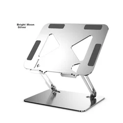 Jiasu Postolje za laptop, Postolje za računar, Desk Postolje za čitanje, Carbon Steel sklopivi za povećanje visine Postolje pogodno za MacBook, Lenovo Legion, Huawei, siva
