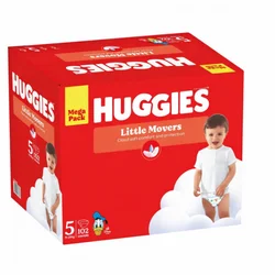 Huggies pelene little movers BOX 5 11-25, 102kom