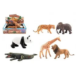 Teddies Živalski safari ZOO plastika 11-17cm